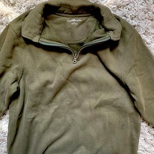 EUC croft and barrow green pull over sweatshirt SM